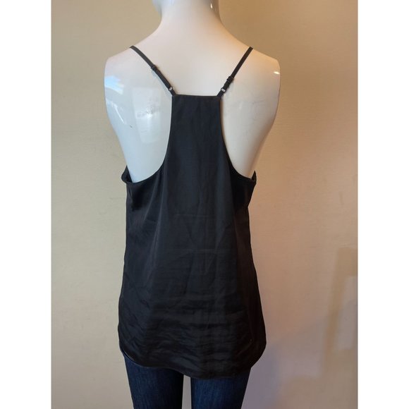 J. Crew Women Cami Tank Top Racerback Adjustable Strap 58877SP16 Black Size 8 - Picture 3 of 7